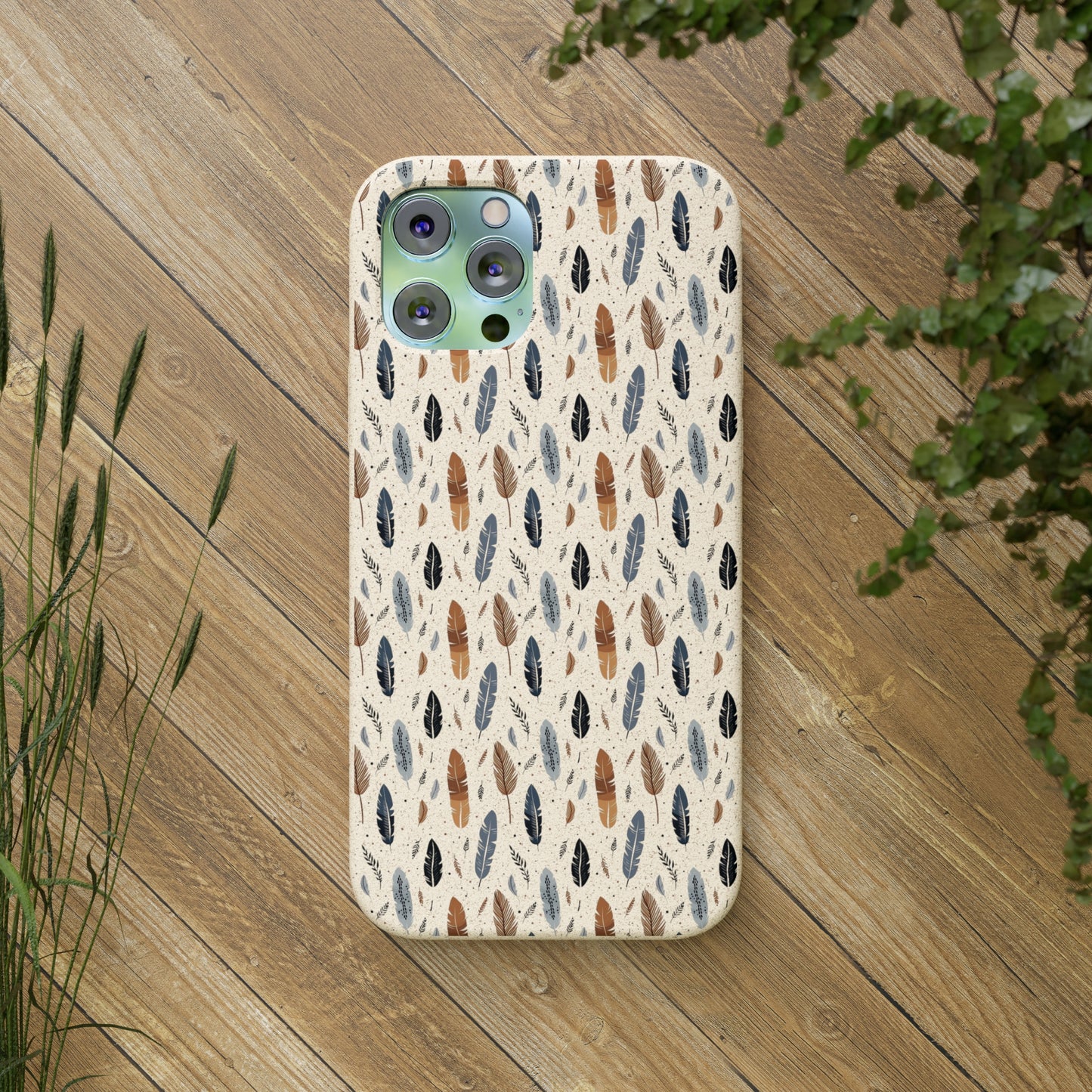 Whispering Feathers iPhone Biodegradable Cases