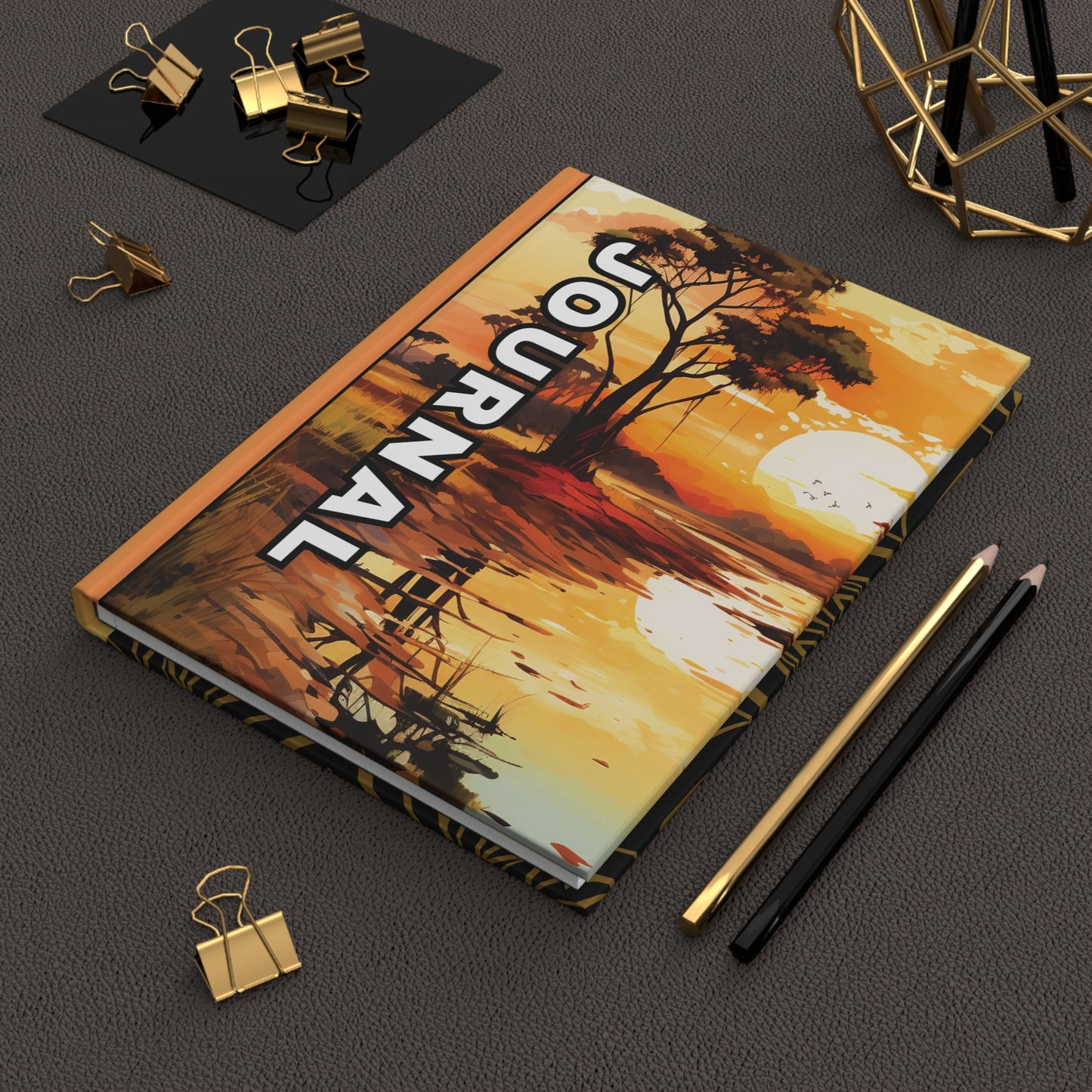 Nature-Inspired Hardcover Journal, Beautiful Travel Log, Artistic Diary, Inspirational Writing Notebook, Eco-Friendly Gift