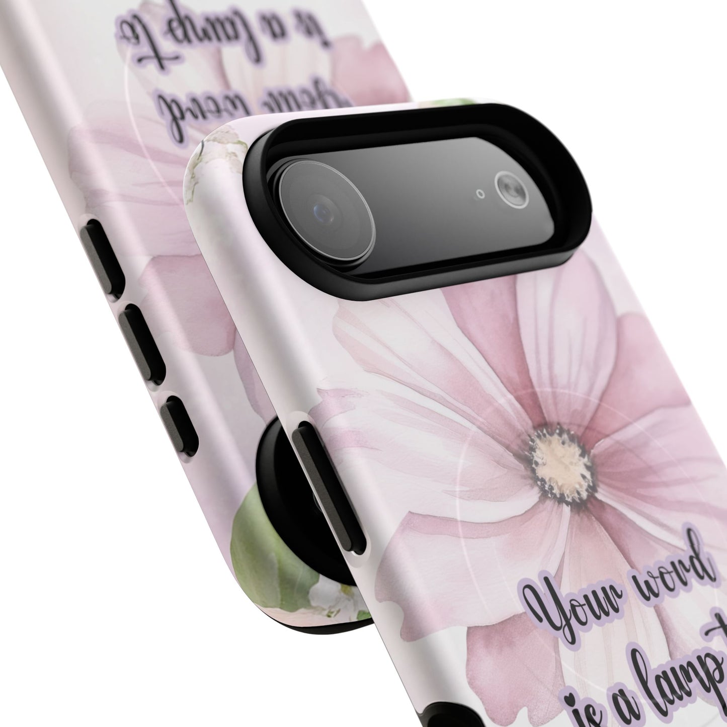 Your Word is a Lamp to My Feet Psalm 119:105 | Inspirational Gift, Tough iPhone Magnetic Case | Scripture, Bible Verse, MagSafe® iPhone® Tough Case, iPhone 14, iPhone 15, iPhone 16, Pro, Pro Max, Plus