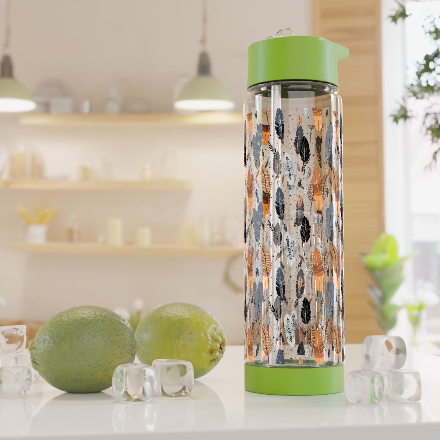 Whispering Feathers Infuser Water Bottle