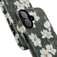 Midnight Magnolia Tough iPhone Magnetic Case, Stylish Stained Glass iPhone Protection, Nature Lover Gift, Spring Vibes