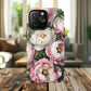 Floral Peonies Tough Magnetic Phone Cases, Durable Floral Phone Cover, Chic Flower Case, Stylish Phone Protector, Gift for Her