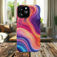 Cosmic Lava Flow Colorful Abstract iPhone Case , Tough Magnetic Protection, Stylish Accessories, Gift for Tech iPhone Lovers, Vibrant Mobile Covers