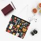 Whimsical Feline Garden Shoulder Tote Bag - Colorful Everyday Accessory