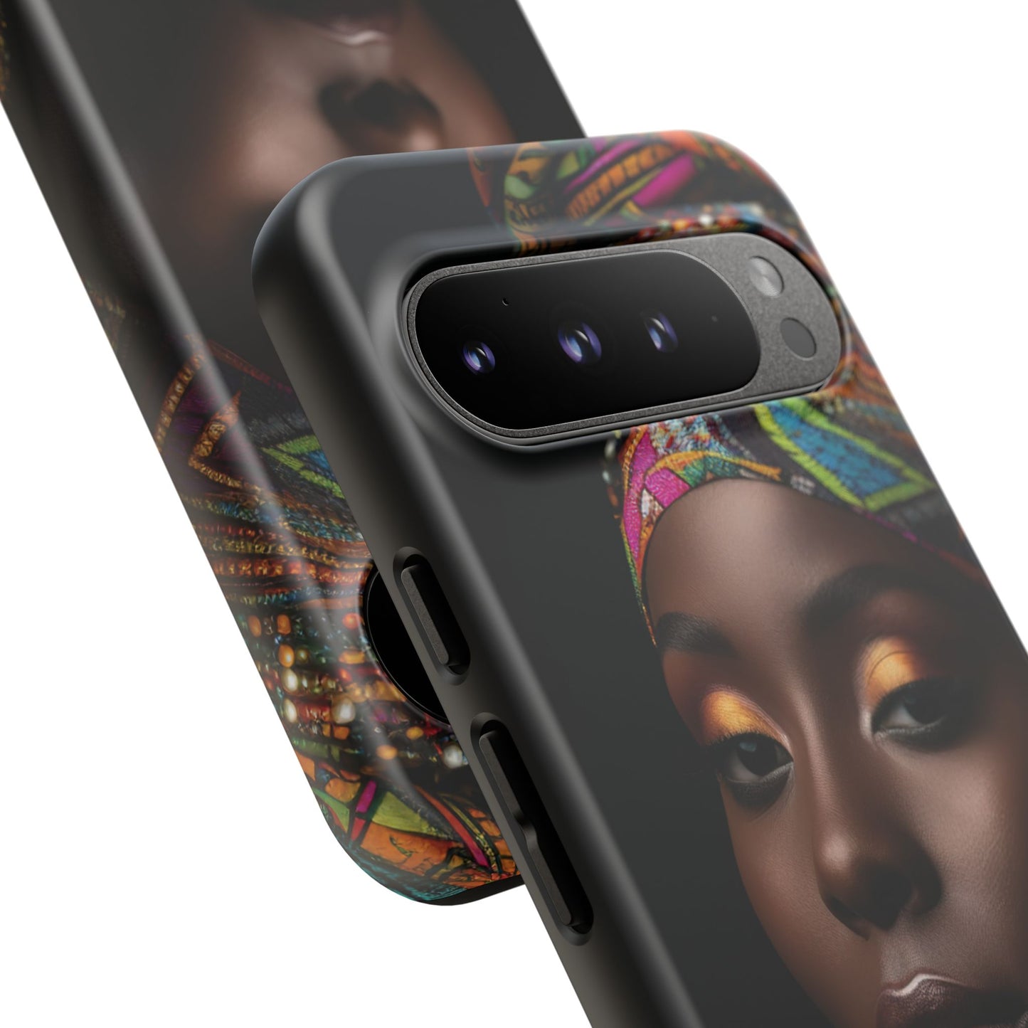 Regal Reflections: African Majesty iPhone, Samsung and Google Tough Phone Cases.