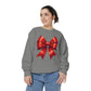 Bow Charm Valentines Unisex Comfort Colors Garment-Dyed Sweatshirt