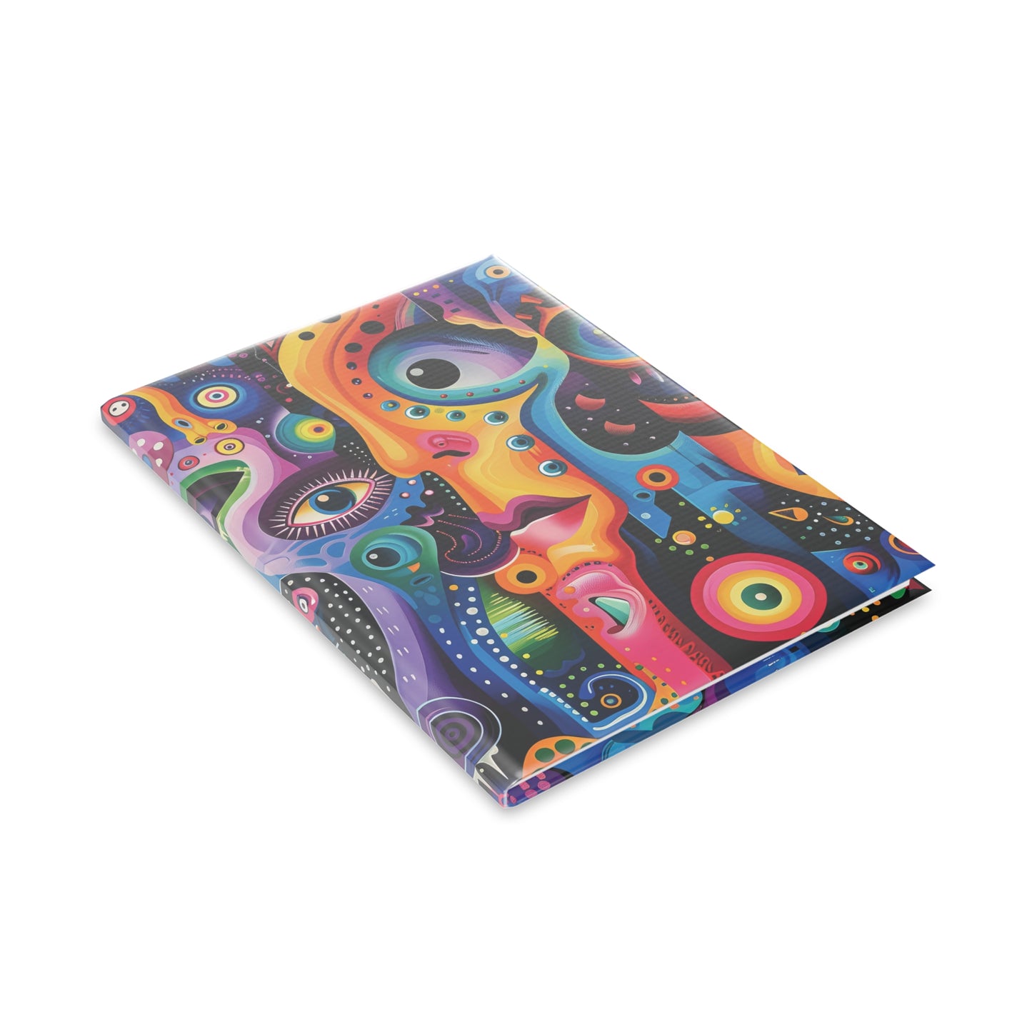 Psychedelic Visions Hardcover Notebook with Puffy Covers