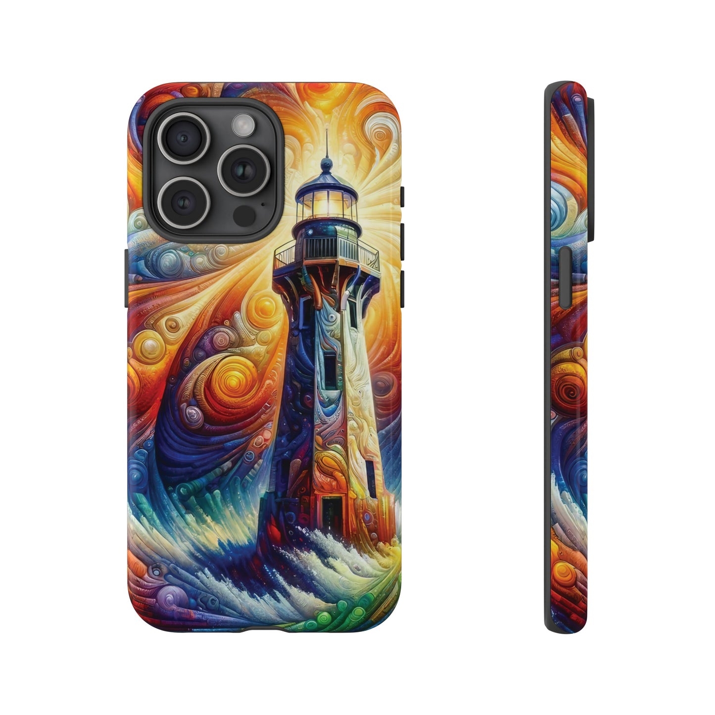 Cosmic Beacon Tough iPhone Cases