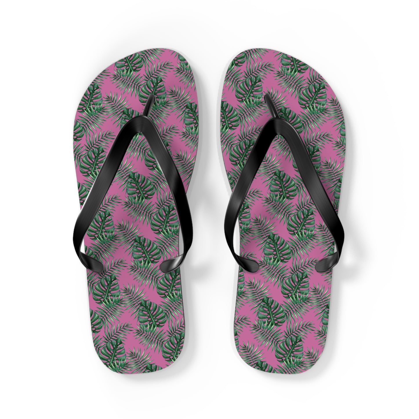 Pink Tropical Bliss Flip Flops