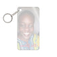 Personalized Photo Keychain Charm – Custom Rectangular Keyring.