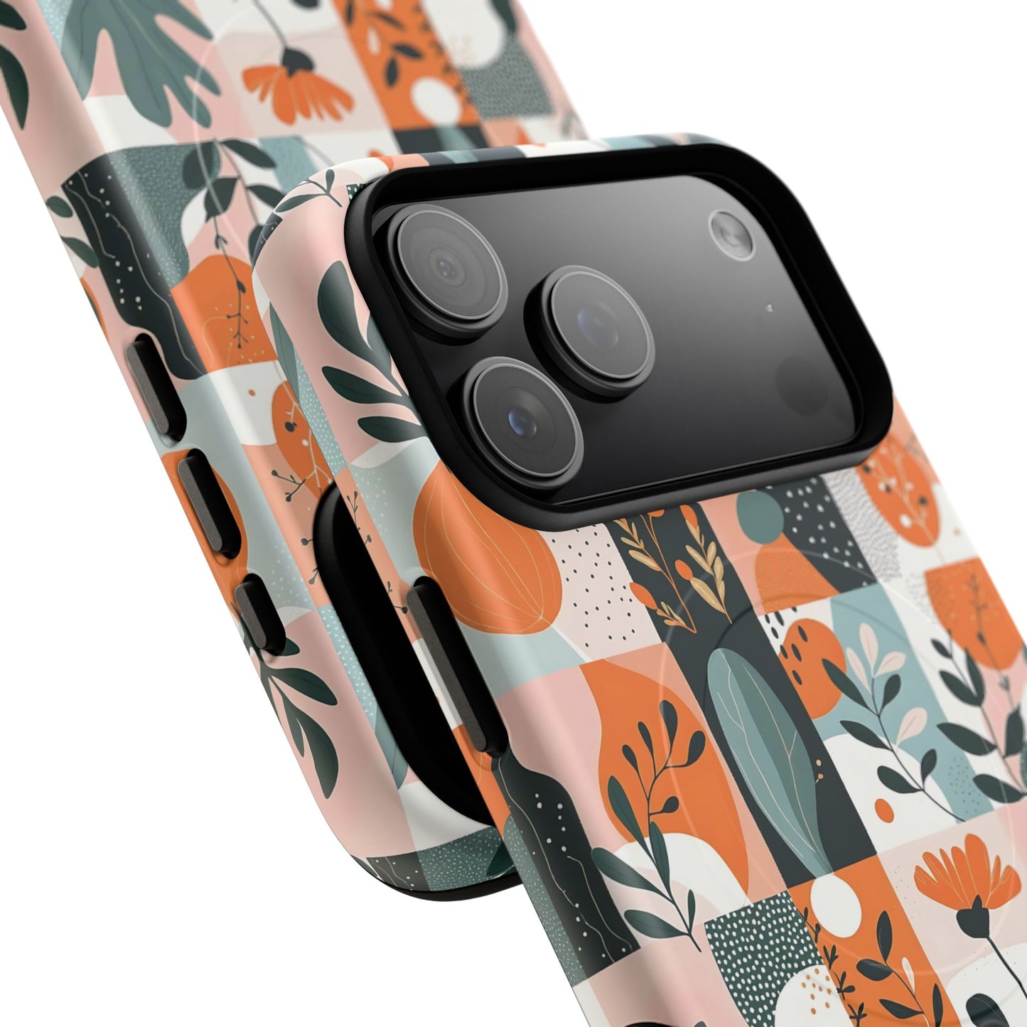 Botanical Bliss Tough Magnetic Phone Case, Durable Phone Cover, Gift for Her, Stylish Tech Accessory, Fall Vibes, Trendy Mobile Case