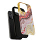 Colorful Red Marble iPhone Case, Tough Magnetic Cases, Stylish iPhone Protection, Unique Gift for iPhone Lovers, iPhone Accessories