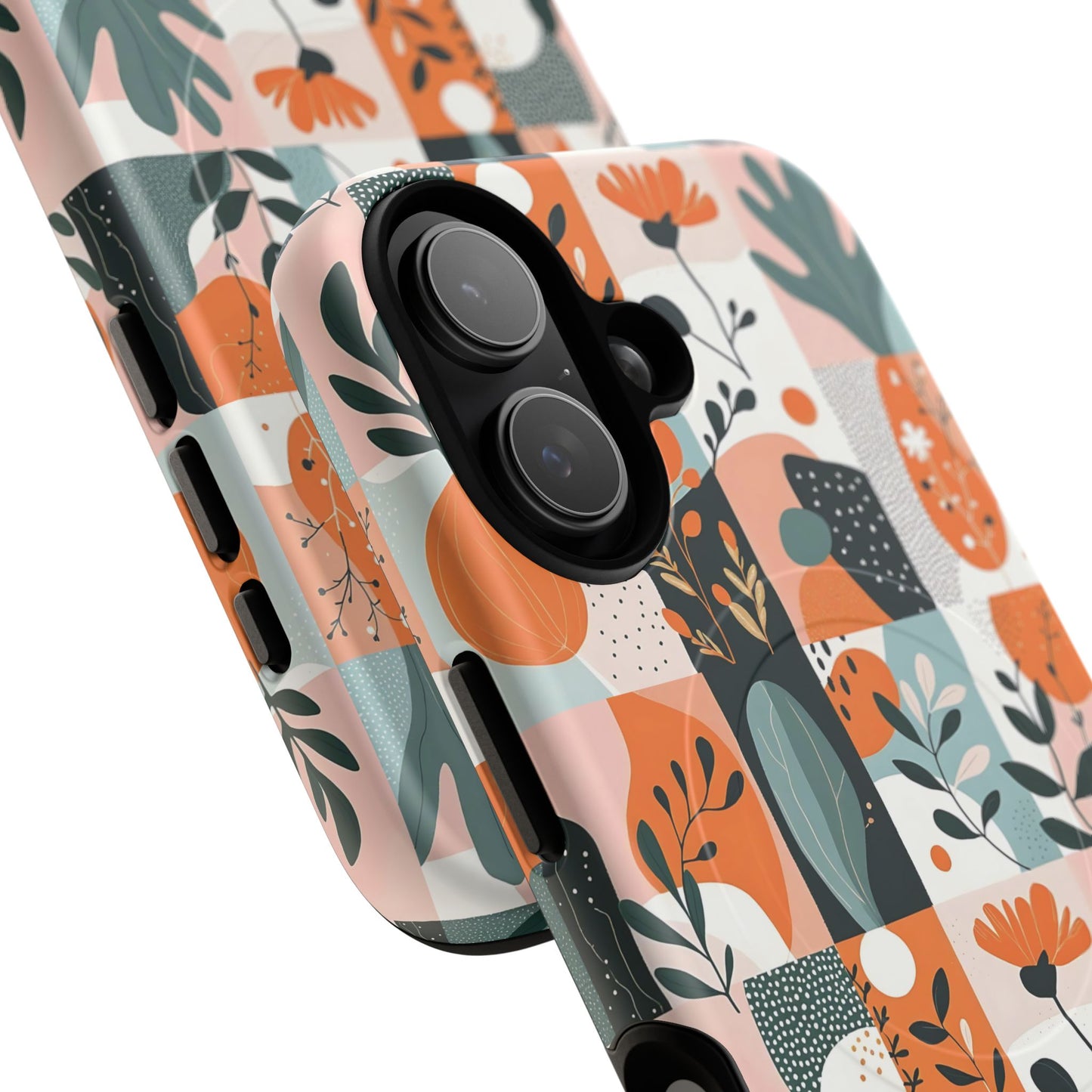 Botanical Bliss Tough Magnetic Phone Case, Durable Phone Cover, Gift for Her, Stylish Tech Accessory, Fall Vibes, Trendy Mobile Case