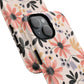 Stylish Soft Petal Noir iPhone Case, Floral iPhone Accessory for Her, Tough iPhone Magnetic Cases, Trendy iPhone Cover, Gift for Friends, Summer Vibes