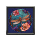 Dragonfly Stained Glass Jewelry Box — Floral Keepsake Storage