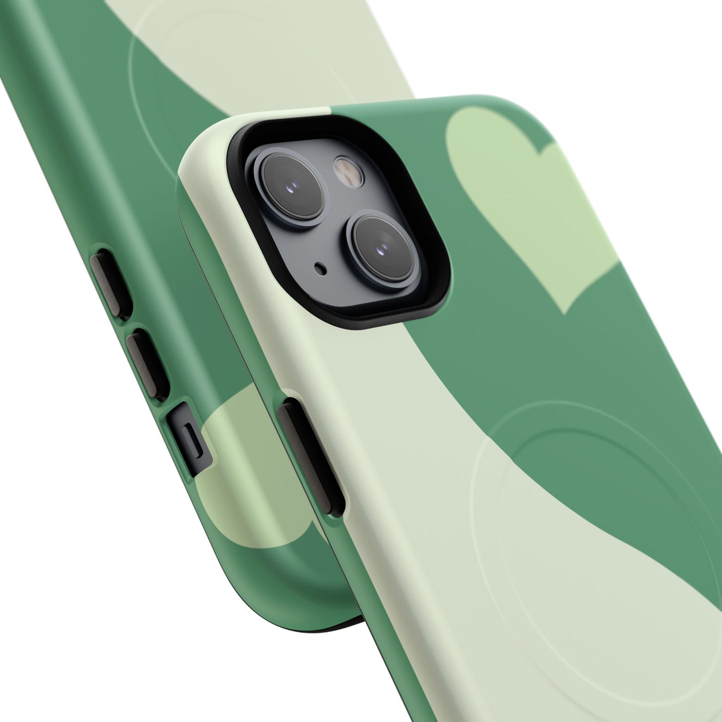 Tough Magnetic iPhone Case with Heart Design, Perfect for Gifts, Valentine's Day, Everyday Use, Stylish Protection, IPhone Cover
