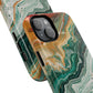 Stylish Tough Acrylic Magnetic iPhone Cases for Everyday Protection, Marble Design, Unique Gifts for Tech Lovers, Holiday Essentials