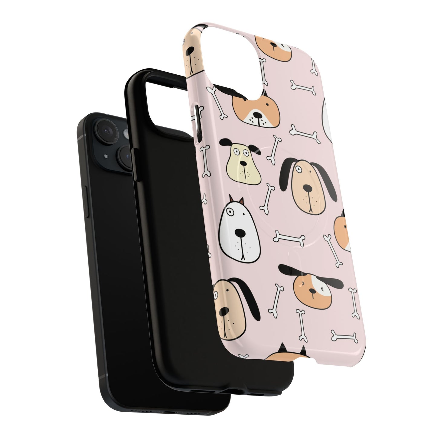 Cute Dog iPhone Case, Tough Magnetic Cases for Pet Lovers, Dog-Themed Accessories, Gift for Dog Owners, Unique iPhone Cover
