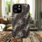 Elegant Floral Tough iPhone Magnetic Cases, iPhone Protection, Unique iPhone Covers, Stylish Mobile Accessories, Gift for Her