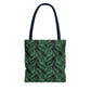 Black Tropical Bliss Tote Bag