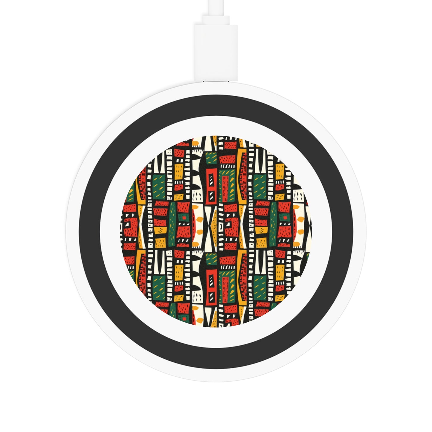 Tribal Harmony Colorful Wireless Charging Pad - Quake Design