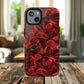 Crimson Bloom Tough iPhone Magnetic Case, Protective iPhone Case, Stylish iPhone Cover, Gift for Her, Mother's and Birthday Gifts, Unique Floral Accessories