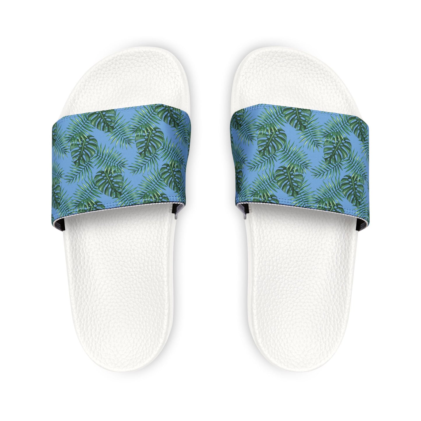 Tropical Bliss Blue Youth Removable-Strap Sandals