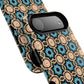 Sahara Star Mosaic Colorful Geometric iPhone Cases, Tough Magnetic iPhone Cases, Vibrant Design iPhone Cover, Durable iPhone Protection, Stylish Tech Accessories.