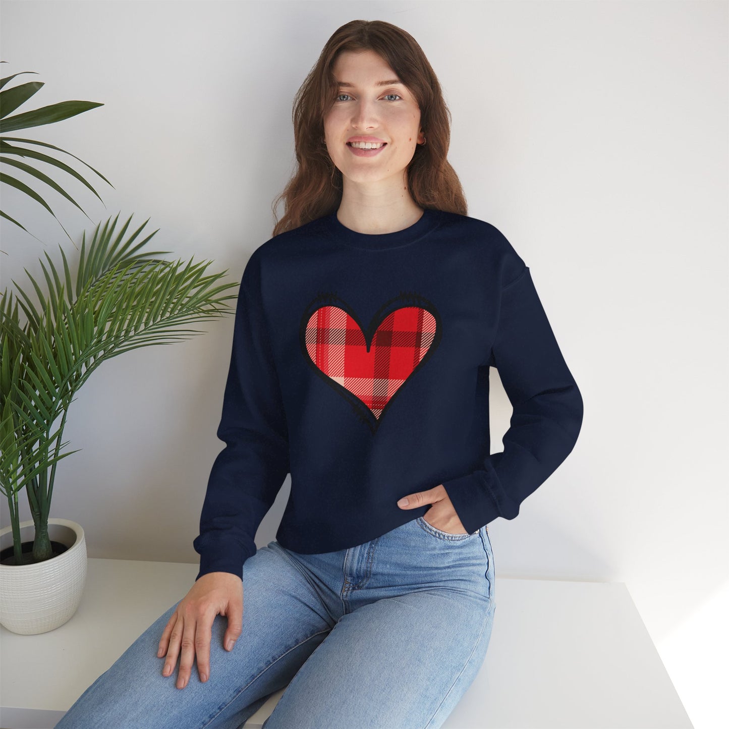 LOVE Always Unisex Heavy Gildan Blend™ Crewneck Sweatshirt.