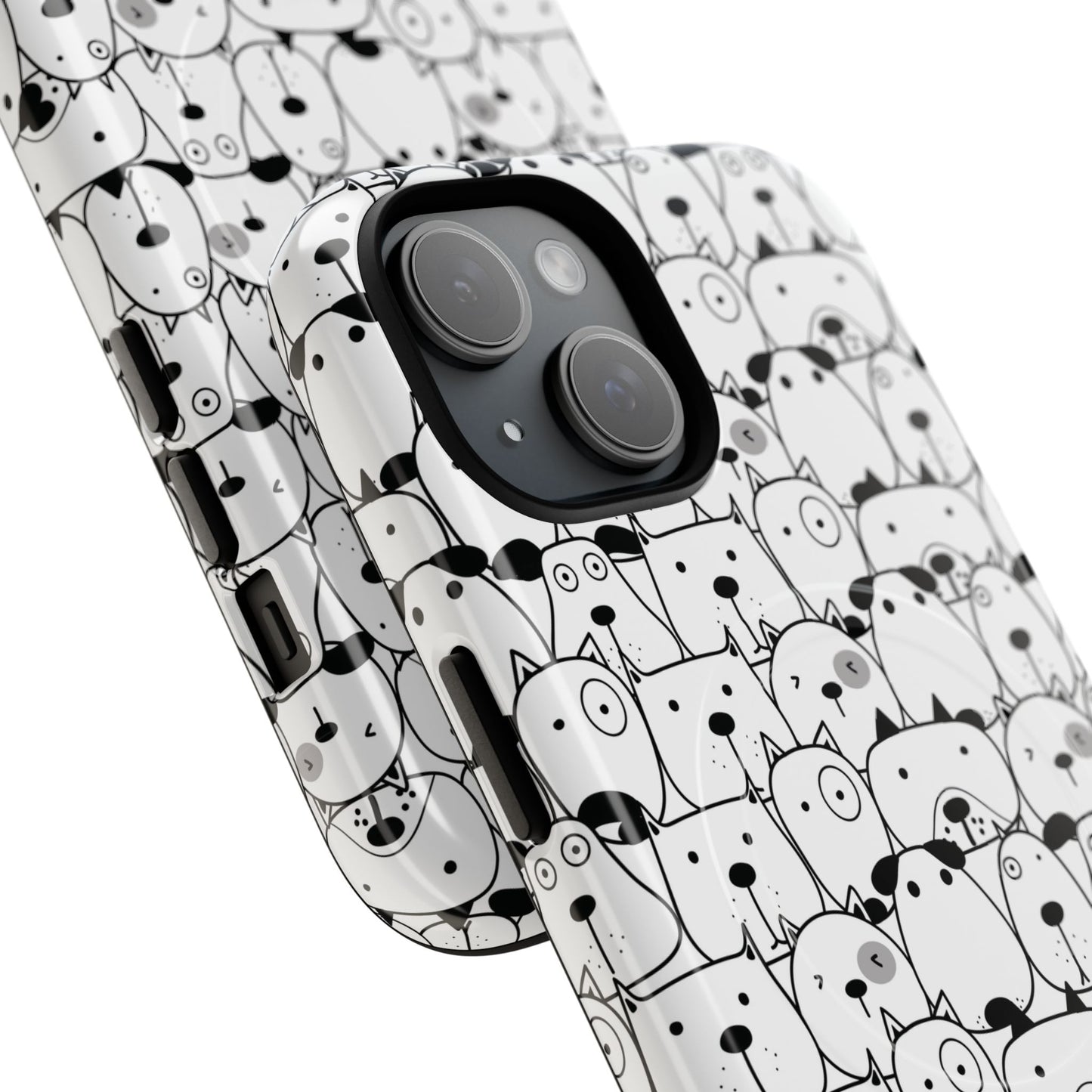 Cute Animal Pattern Phone Case, Tough Magnetic Cases for Pet Lovers, Gifts for Birthday, Holiday, Cute Accessories, Phone Covers