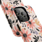 Stylish Soft Petal Noir iPhone Case, Floral iPhone Accessory for Her, Tough iPhone Magnetic Cases, Trendy iPhone Cover, Gift for Friends, Summer Vibes