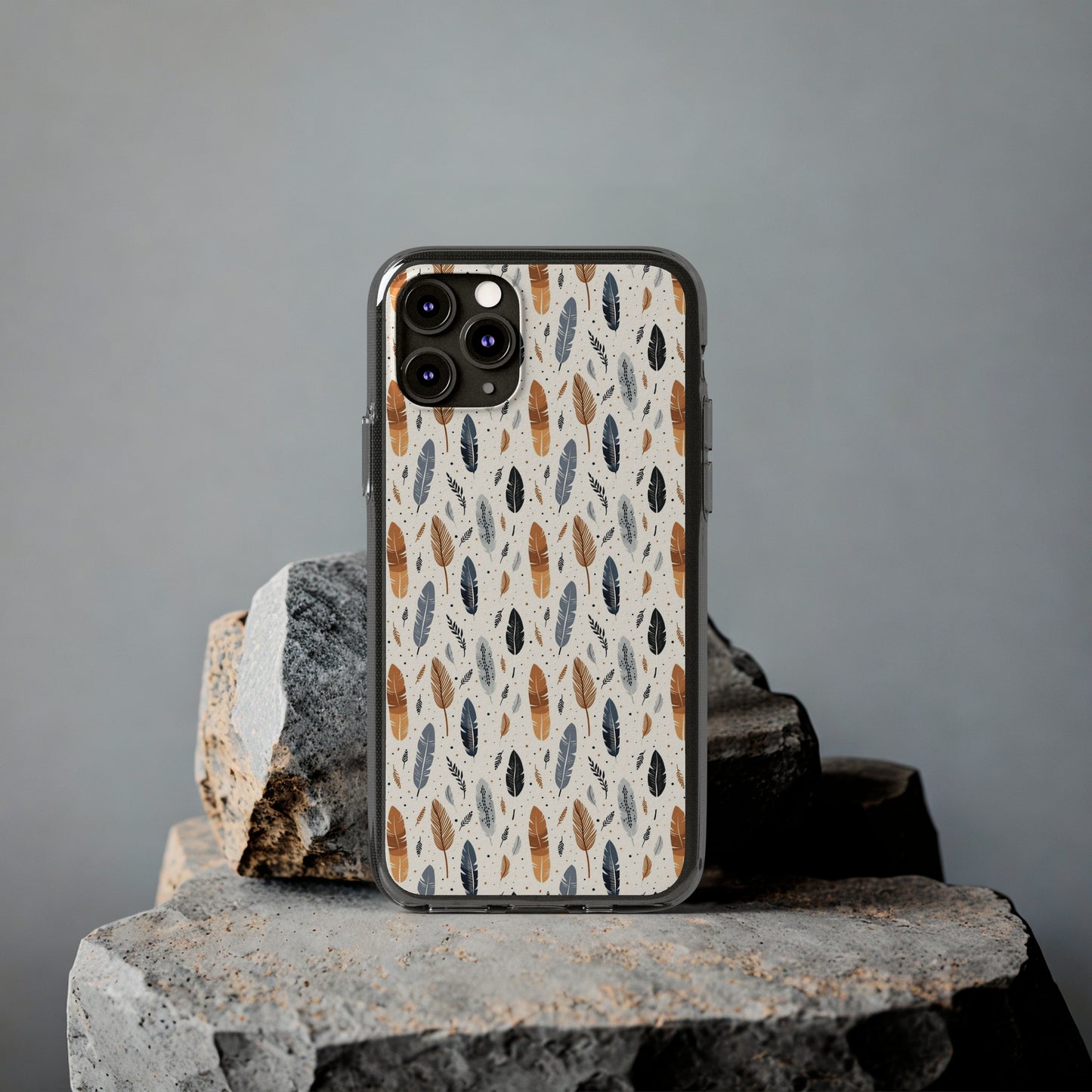 Whispering Feathers Soft iPhone, Google and Samsung Cases