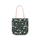 Daisy Delight Floral Canvas Tote Bag with 5-Color Straps | Eco-Friendly Shopping Bag
