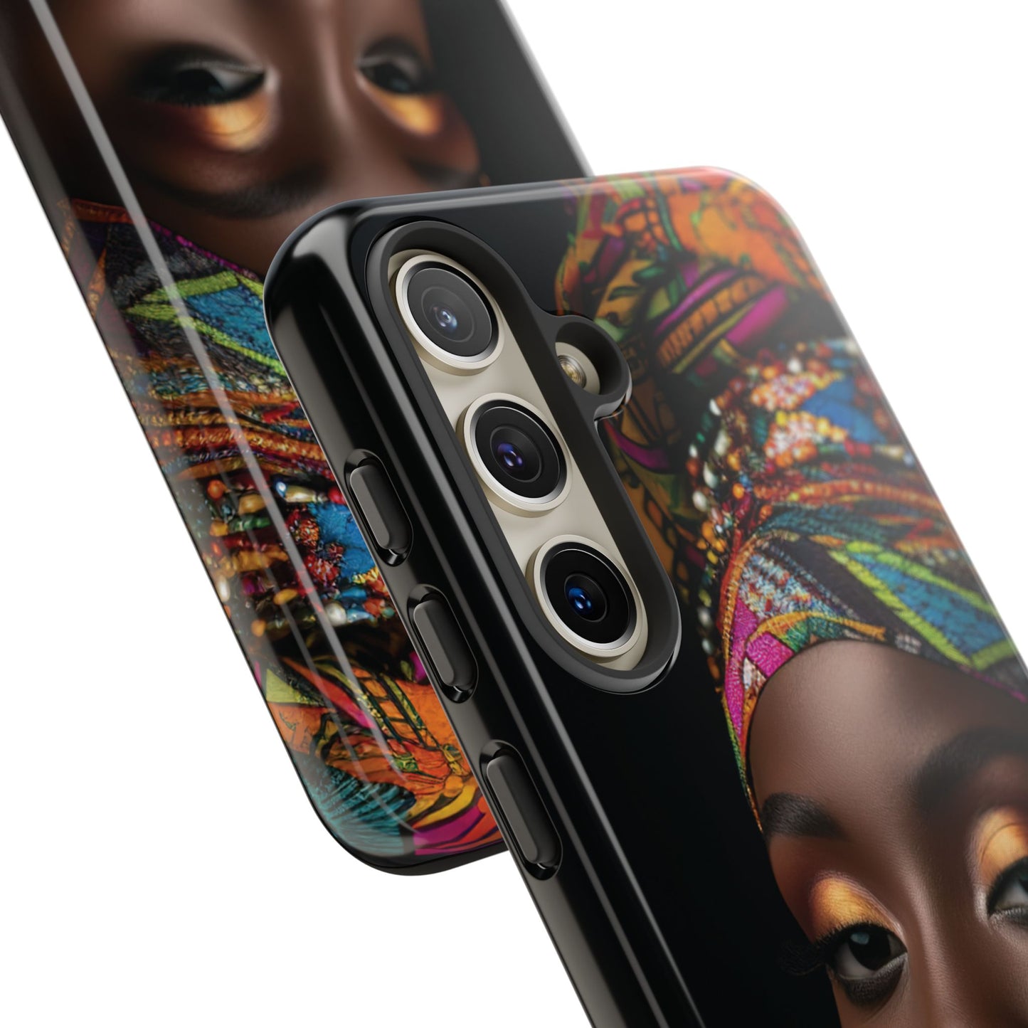 Regal Reflections: African Majesty Tough Google Pixel, iPhone and Samsung Cases.
