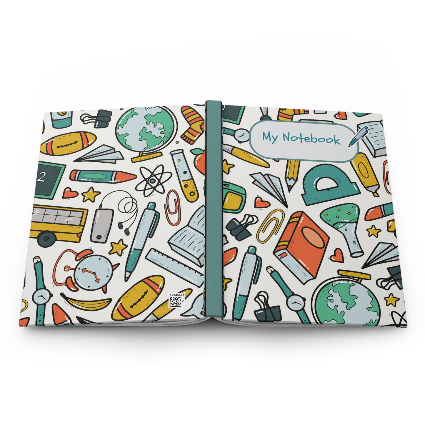 Emerald School Doodles Hardcover Journal (PY)