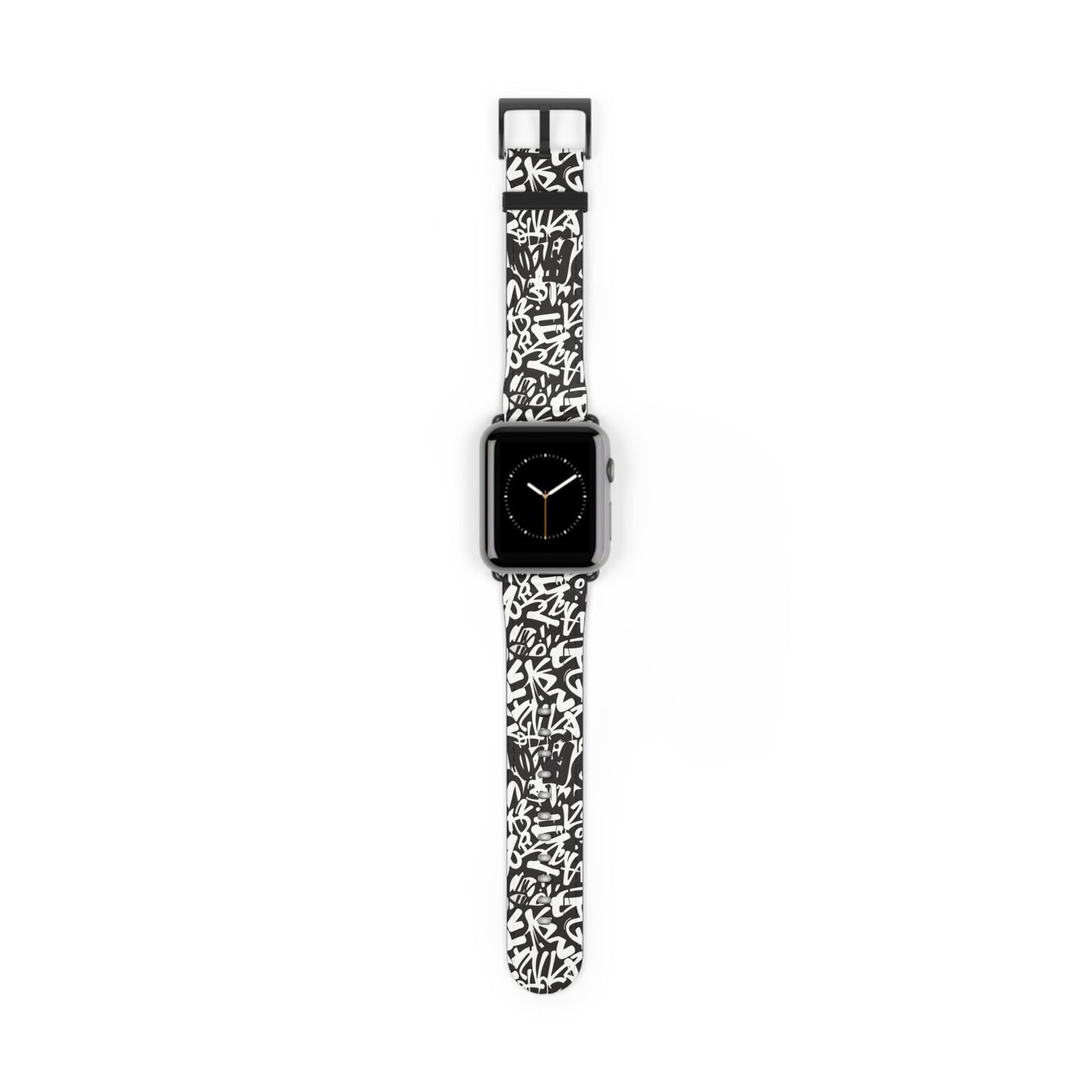 Urban Graffiti Print Watch Band - Trendy Accessory for Everyday Use,