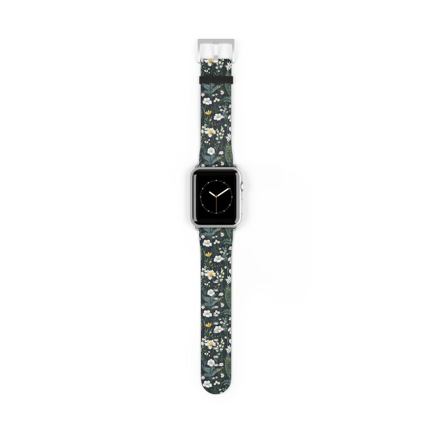 Daisy Delight Floral Print Watch Band - Stylish Accessory for Everyday Wear.