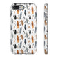 Whispering Feathers iPhone Tough Cases