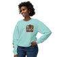 Faithful Harvest Cross Unisex Lightweight Crewneck Sweatshirt