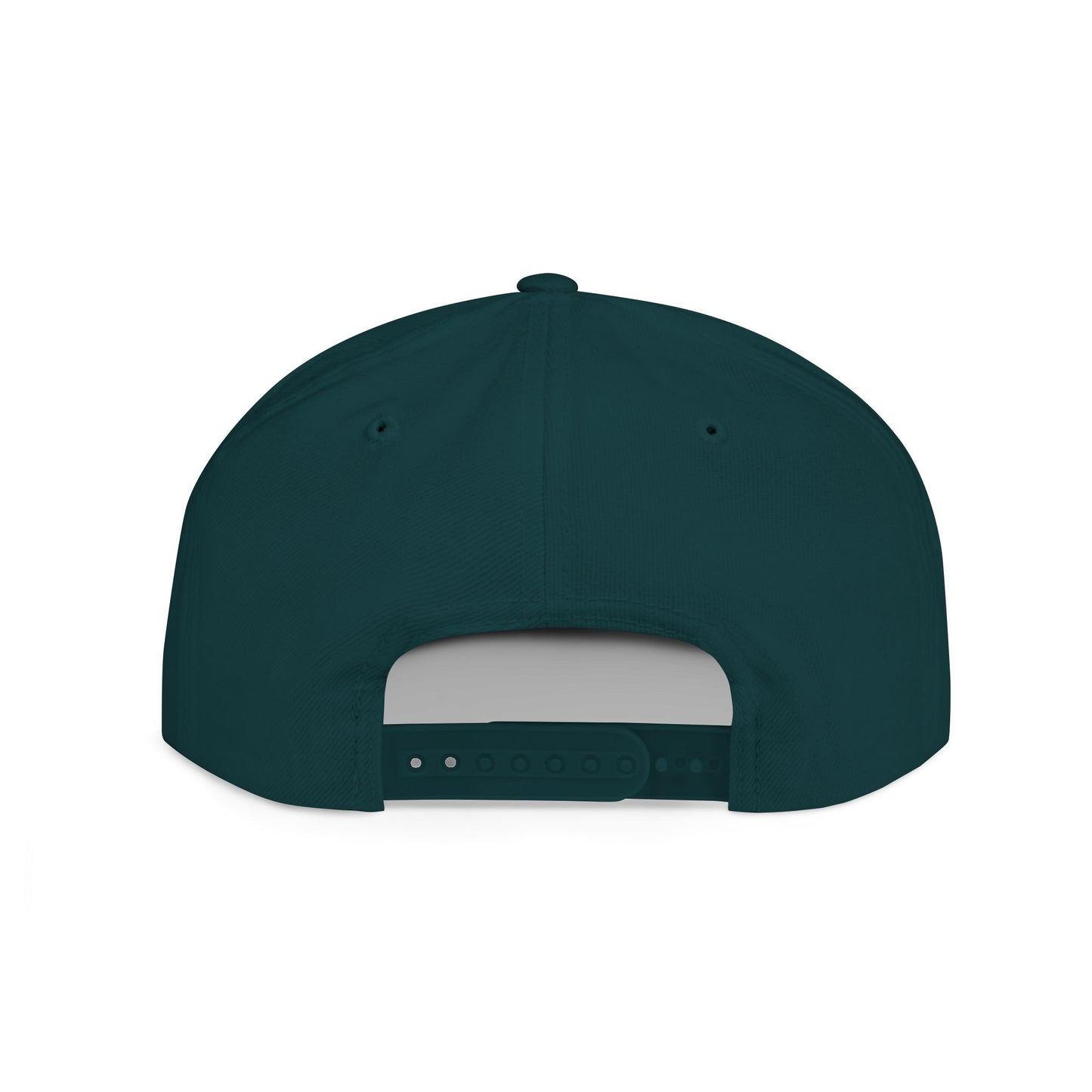 Green Elohim, Genesis 1:1 Snapback Cap - Faith-Inspired Flat Bill Hat, Baseball Hat, Perfect for Gifts, Daily Wear, Spiritual Events.