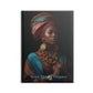 Regal African Elegance, Ethnic Beauty and Elegance Hardcover Notebook with Puffy Covers