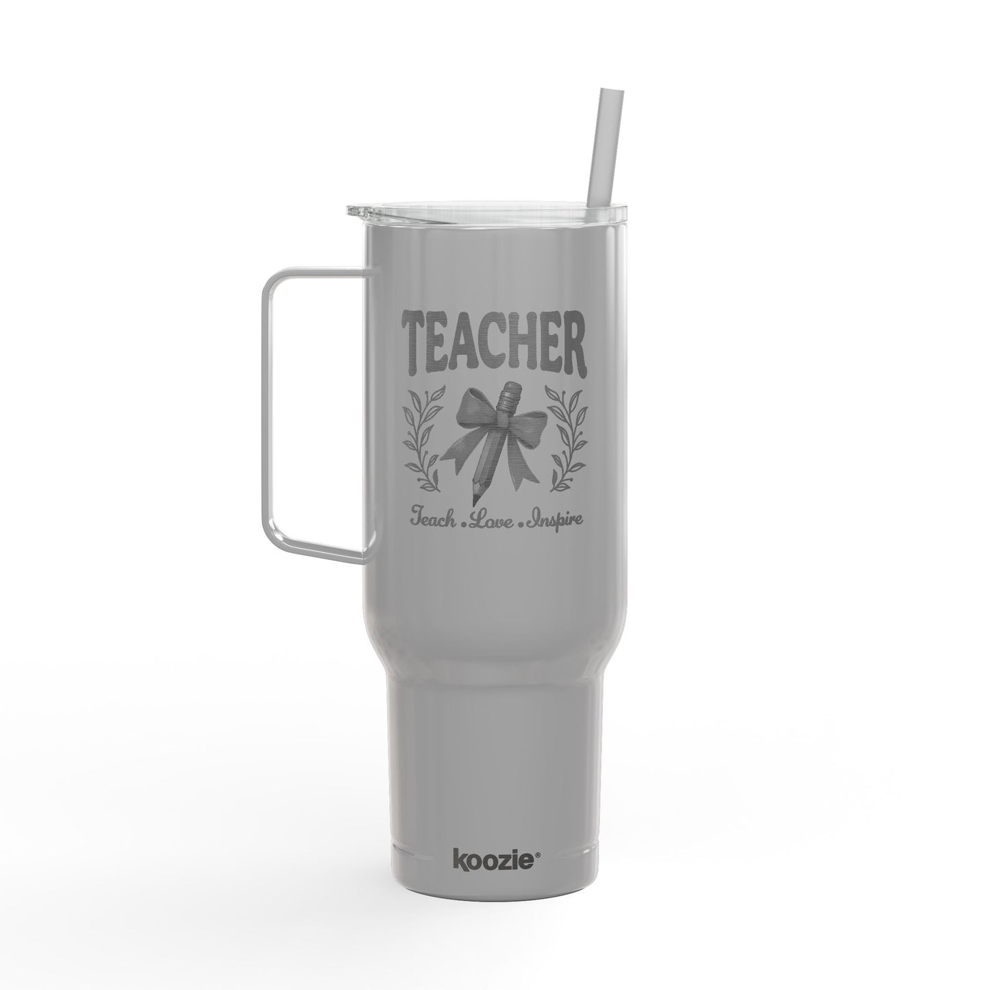 Engraved Teacher Insulated Tumbler, 40oz Travel Mug, Personalized Gift for Teachers, Student Appreciation, Custom Drinkware