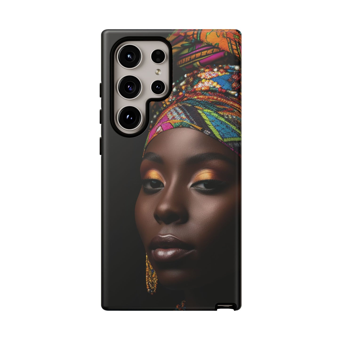Regal Reflections: African Majesty Tough Google Pixel, iPhone and Samsung Cases.