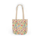 Personalized Doodle Daydream Composition Book Inspired Canvas Tote Bag with Colorful Straps, Cute School Bag, Eco-Friendly Tote, Back to School Shopping Bag, Teacher Gift Idea