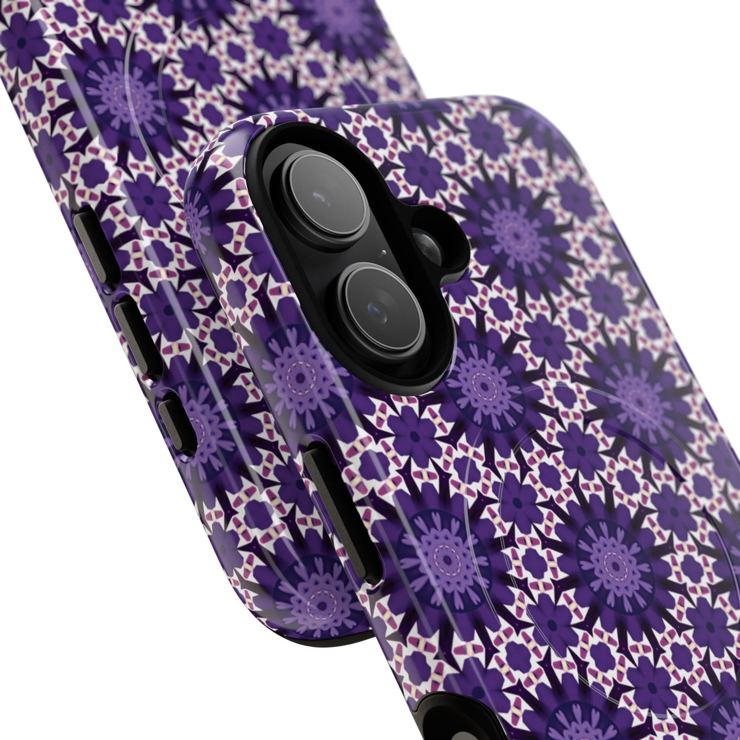 Twilight Petal Mirage Magnetic iPhone Cases, Unique Floral Designs, Tough Protection, Gift for Her, iPhone Accessories, Custom Cases