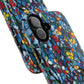 Colorful Floral Phone Case, Tough Magnetic Phone Cover, Durable Tech Accessory, Unique Gift for Her, Vibrant Smartphone Case