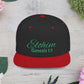 Green Elohim, Genesis 1:1 Snapback Cap - Faith-Inspired Flat Bill Hat, Baseball Hat, Perfect for Gifts, Daily Wear, Spiritual Events.