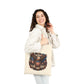 4th of July Patriotic Tote Bag — American Eagle Flag Canvas Grocery Bag