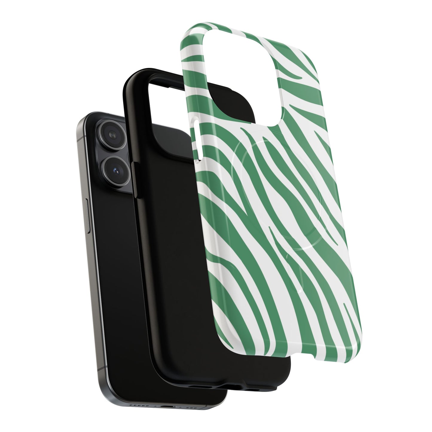 Trendy Zebra Print iPhone Case, Stylish Tough Magnetic Case for iPhone, Animal Print Accessory, Unique iPhone Cover, Gift for Animal Lovers