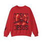 JESUS Unisex Heavy Blend™ Crewneck Sweatshirt.